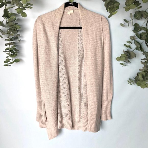 Anthropologie Sweaters - Anthropologie Moth Open Front Pointelle Cardigan